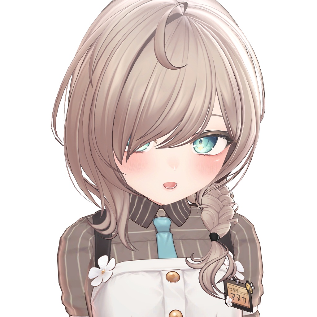 【12 avatars / VRC Hair】Flow Braid Hair