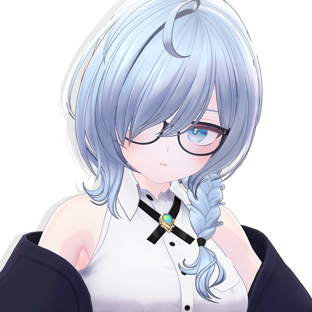 【13 avatars / VRC Hair】Flow Braid Hair