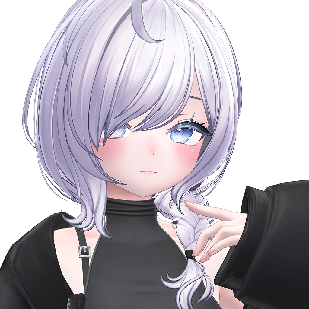 【12 avatars / VRC Hair】Flow Braid Hair