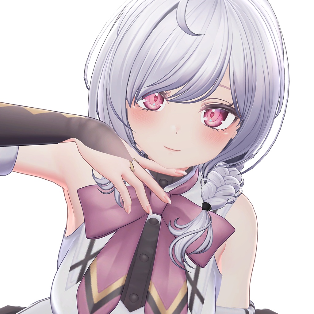 【12 avatars / VRC Hair】Flow Braid Hair