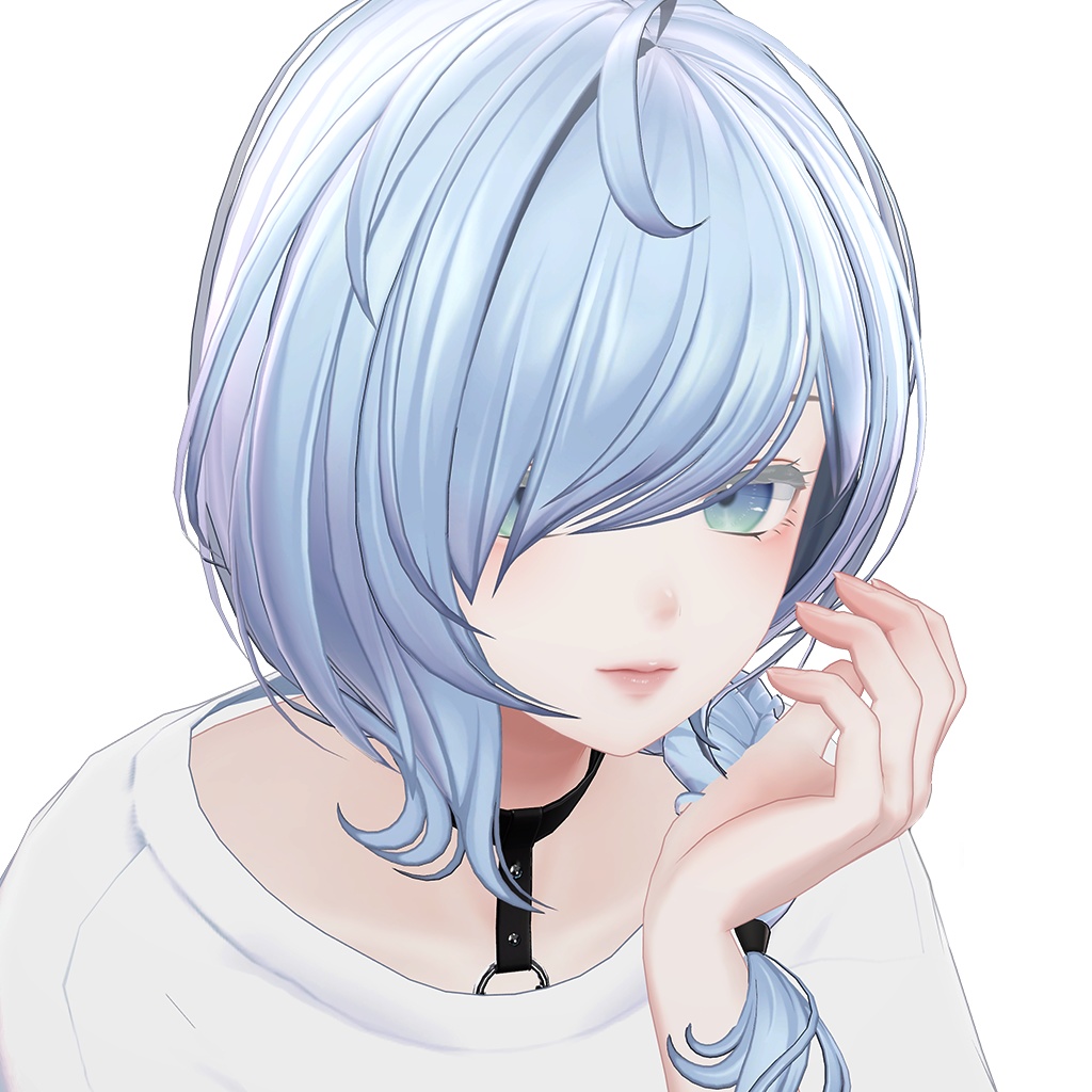 【12 avatars / VRC Hair】Flow Braid Hair