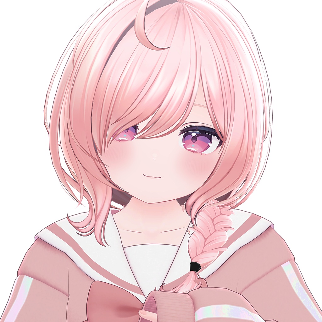 【12 avatars / VRC Hair】Flow Braid Hair