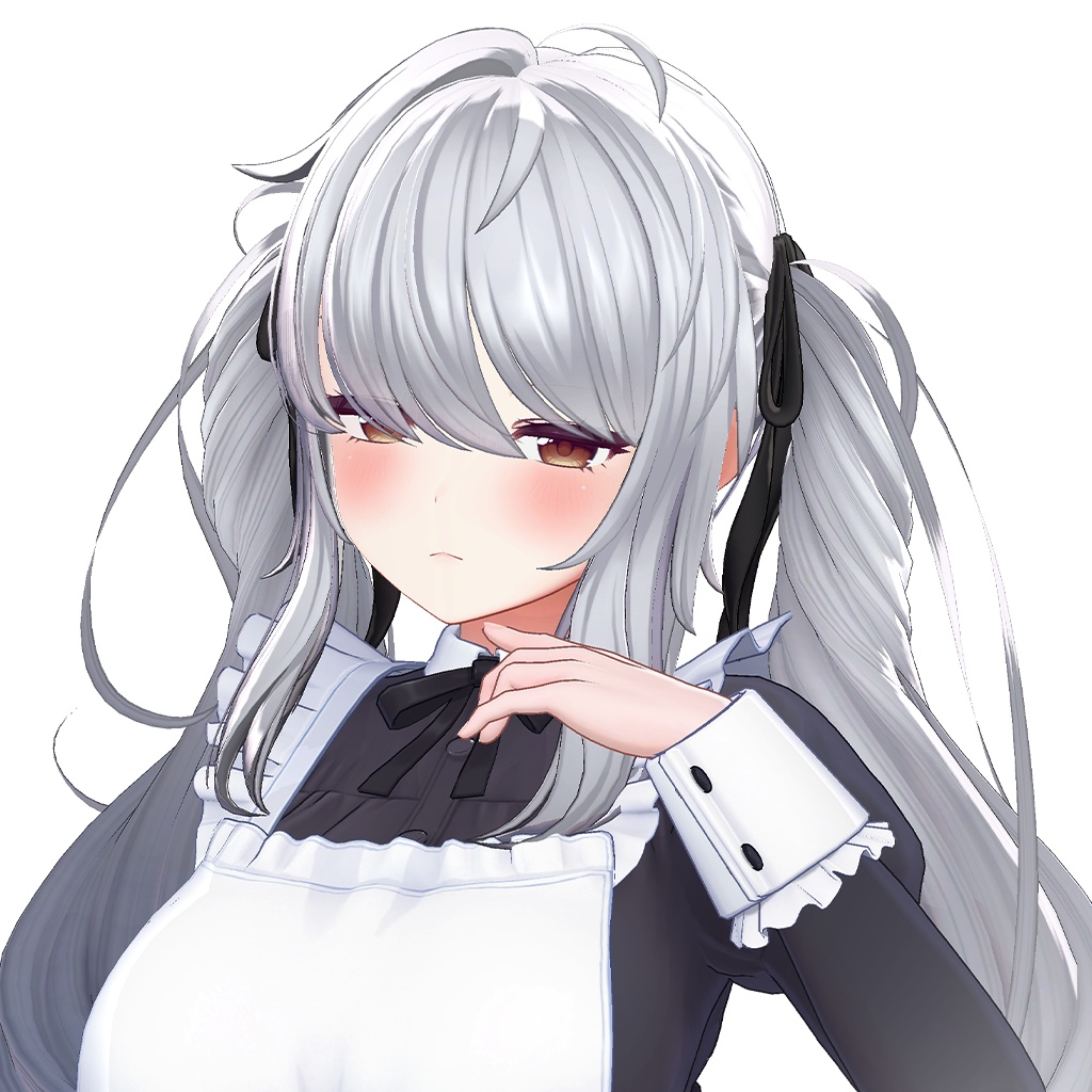 【12 avatars / VRC Hair】Mimi Twintail