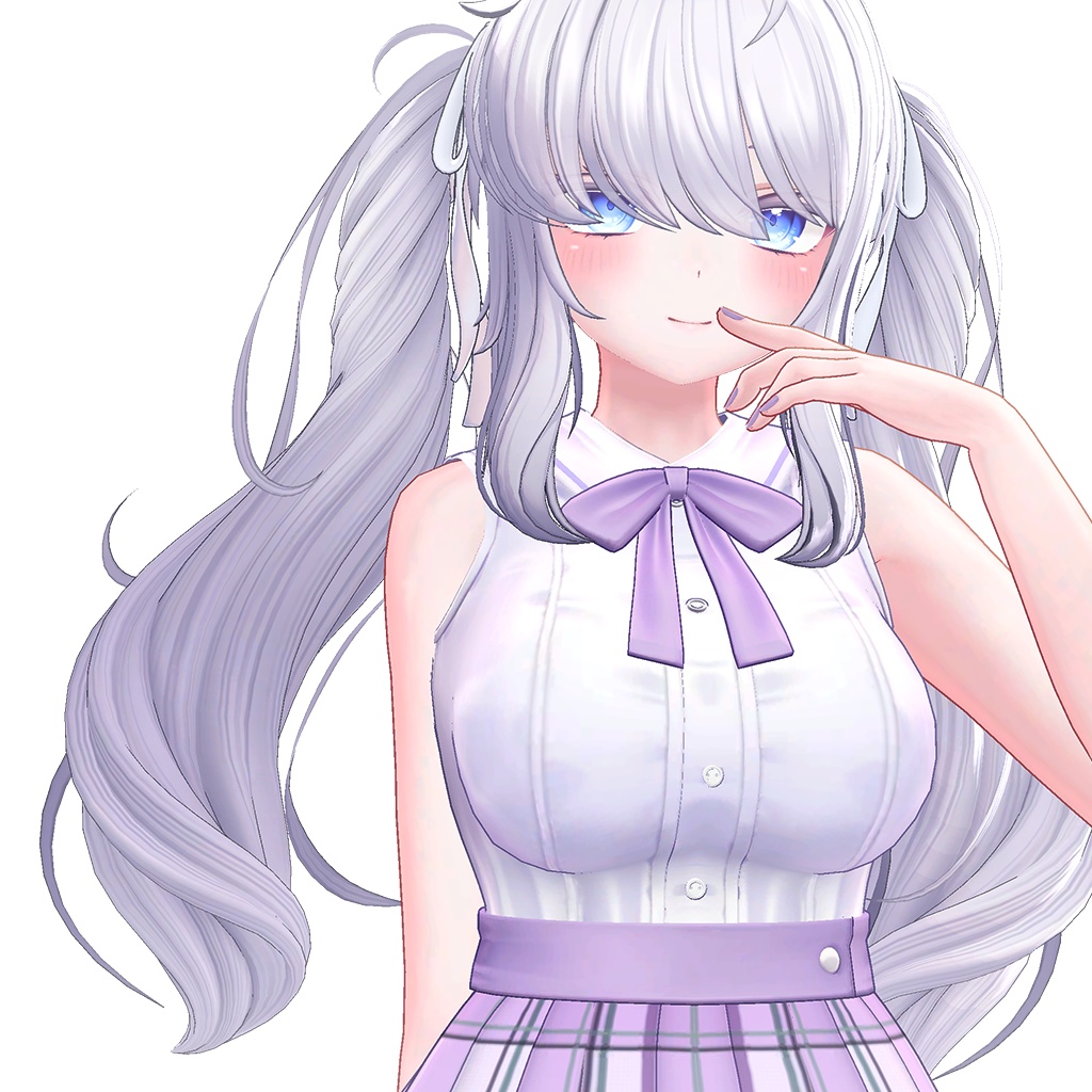 【12 avatars / VRC Hair】Mimi Twintail