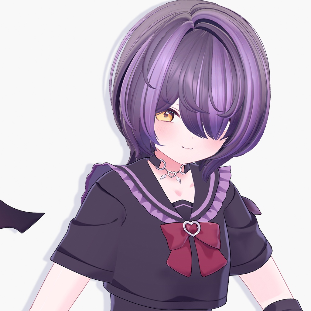 【13 avatars / VRC Hair】Veil Short Hair