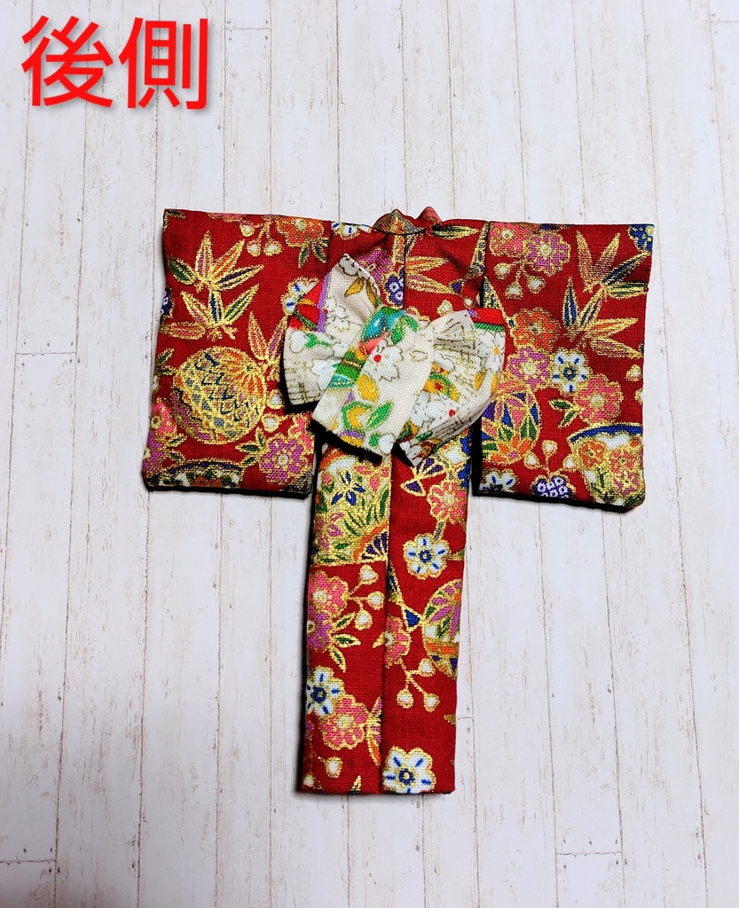 小紋着物 鞠柄赤 布服 メガミデバイス フレームアームズ ガール FA:G 武装神姫 浴衣