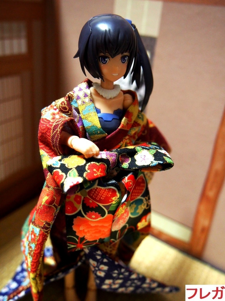 打掛着物 赤系 布服 メガミデバイス フレームアームズ ガール FA:G 武装神姫 花魁 お姫様