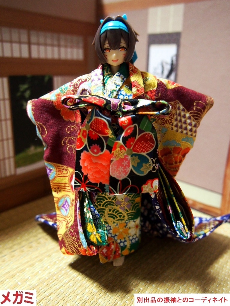 打掛着物 赤系 布服 メガミデバイス フレームアームズ ガール FA:G 武装神姫 花魁 お姫様