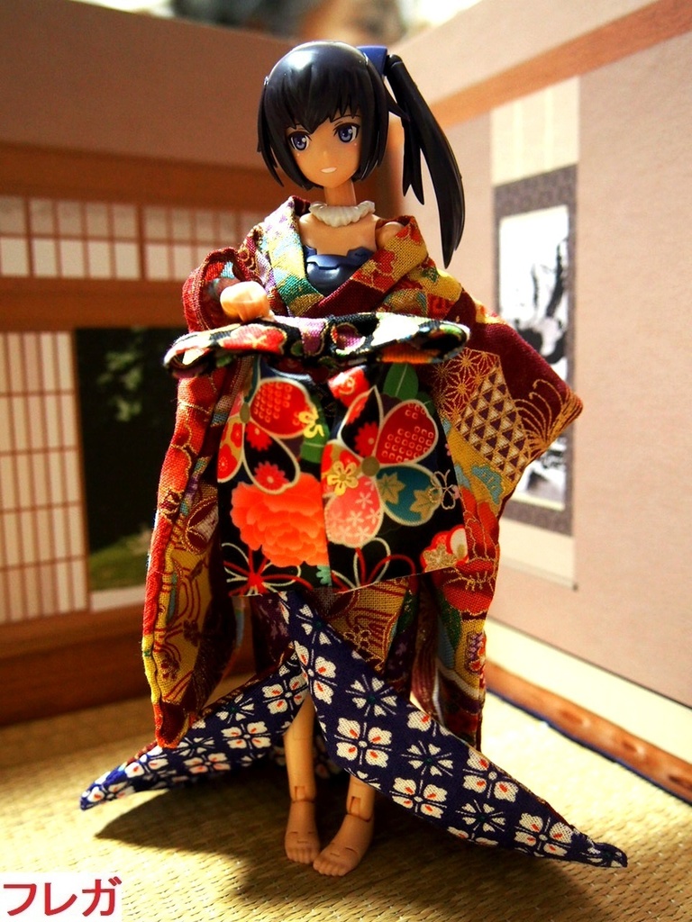 打掛着物 赤系 布服 メガミデバイス フレームアームズ ガール FA:G 武装神姫 花魁 お姫様