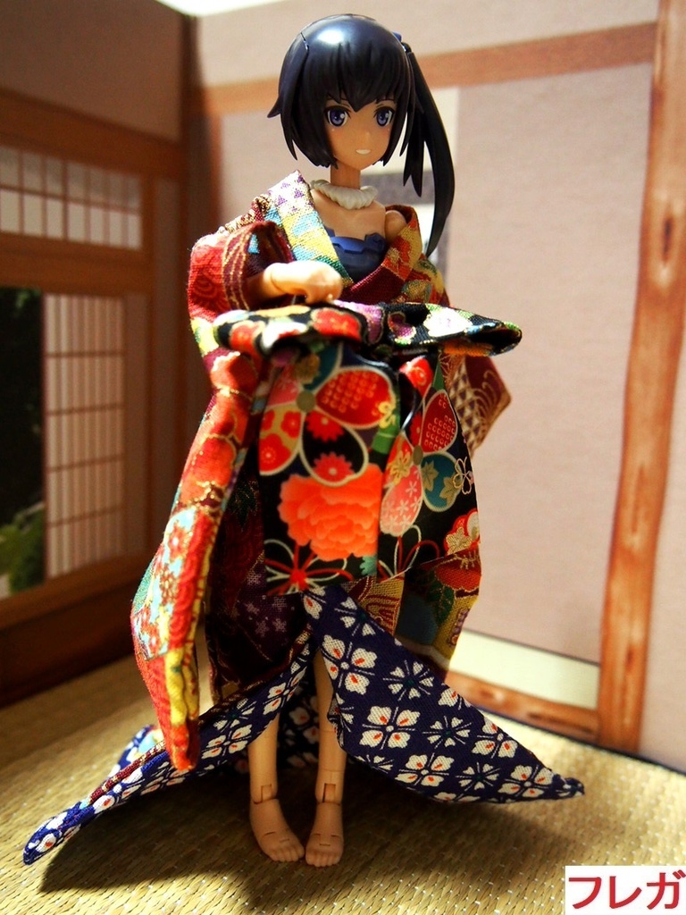 打掛着物 赤系 布服 メガミデバイス フレームアームズ ガール FA:G 武装神姫 花魁 お姫様