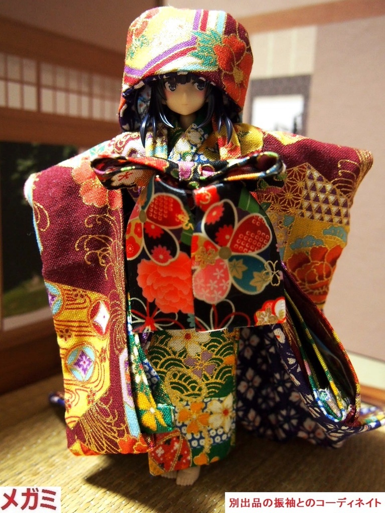 打掛着物 赤系 布服 メガミデバイス フレームアームズ ガール FA:G 武装神姫 花魁 お姫様