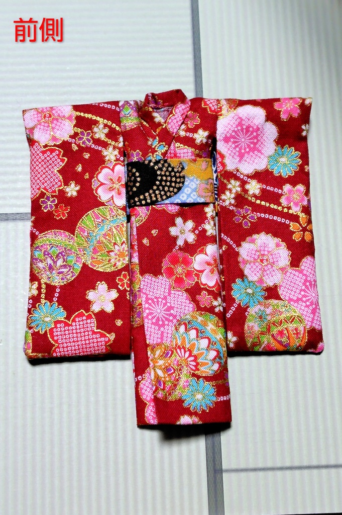 振袖着物 鞠柄赤 布服 メガミデバイス フレームアームズ ガール FA:G 30ms 武装神姫 ブロッカーズFIORE プリムラ 浴衣