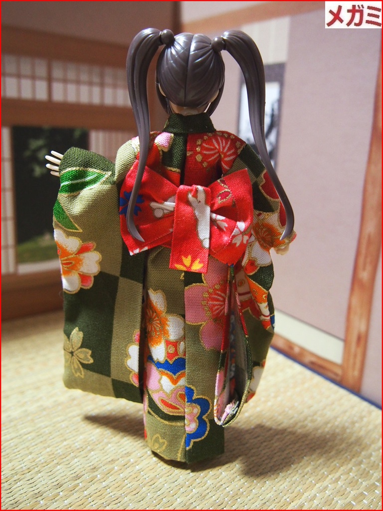 振袖着物 八重桜 布服 メガミデバイス フレームアームズ ガール FA:G 30ms 武装神姫 ブロッカーズFIORE プリムラ 浴衣