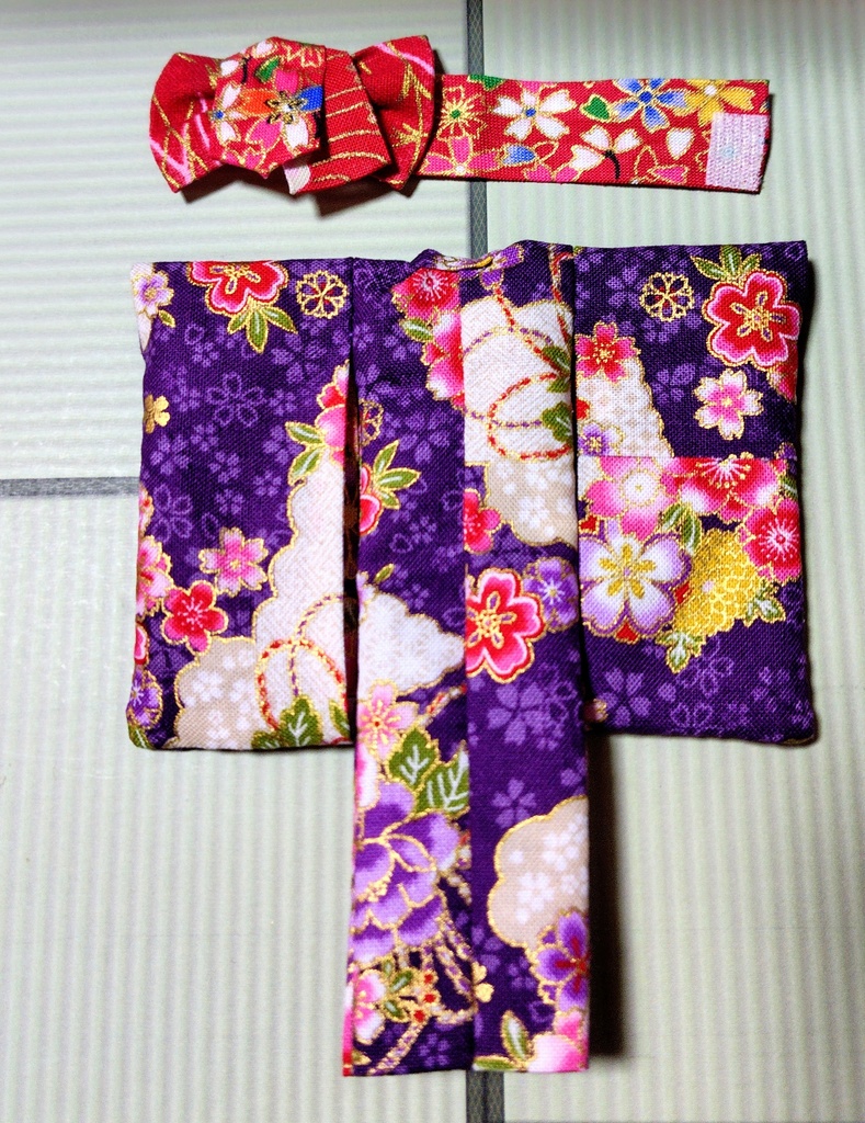 振袖着物 紫色 布服 メガミデバイス フレームアームズ ガール FA:G 30ms 武装神姫 ブロッカーズFIORE 浴衣