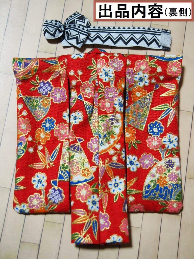 【兎堂】振袖着物 赤 布服 メガミデバイス フレームアームズ ガール FA:G 30ms 武装神姫 ブロッカーズFIORE 浴衣