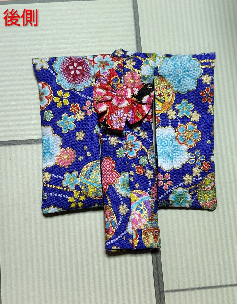 振袖着物 鞠柄青 布服 メガミデバイス フレームアームズ ガール FA:G 30ms 武装神姫 ブロッカーズFIORE プリムラ 浴衣