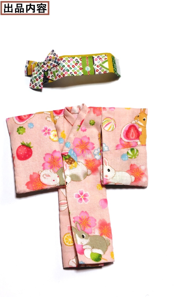 小紋着物 桜兎 布服 メガミデバイス フレームアームズ ガール FA:G 30ms 武装神姫 ブロッカーズFIORE 浴衣