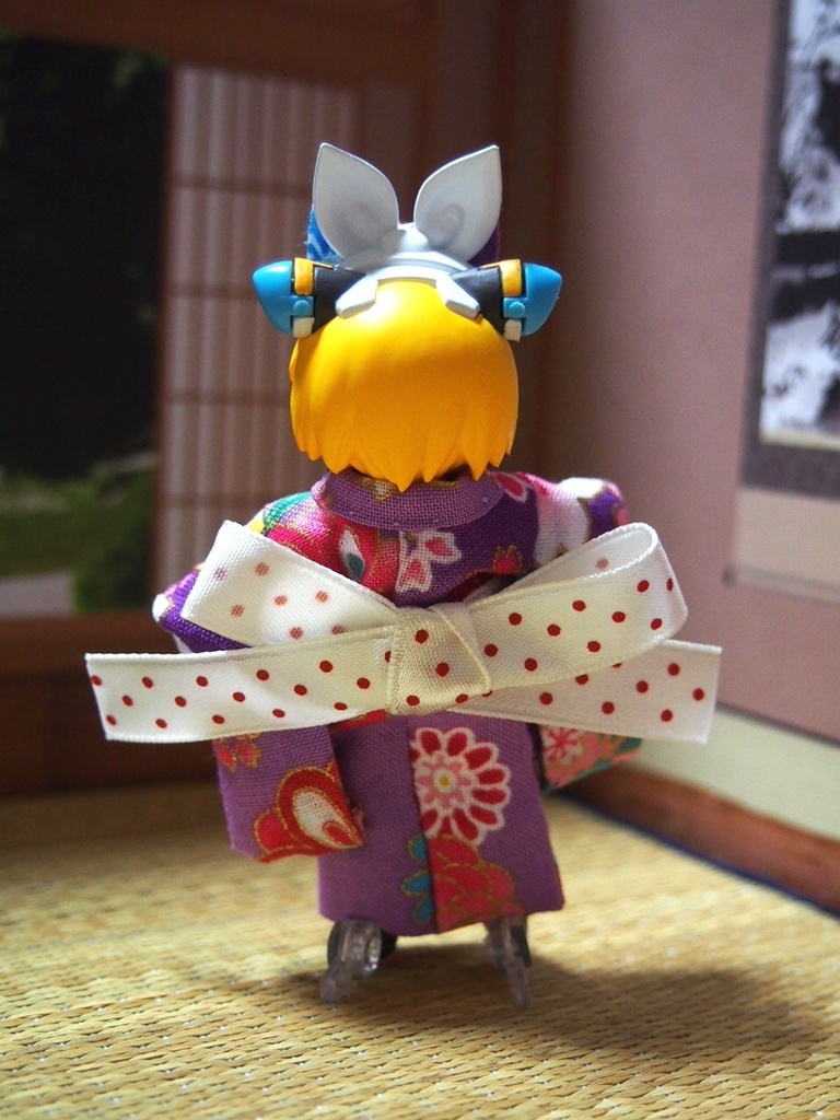 【兎堂】振袖着物 紫 デスクトップ アーミー DESKTOP ARMY DTA 布服 浴衣