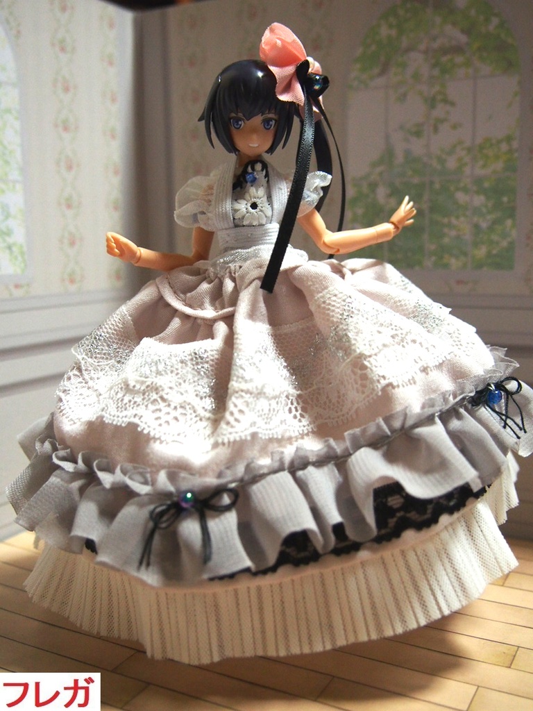 ウェディングドレス 薄桃⑲ 巨乳対応 布服 メガミデバイス フレームアームズ ガール FA:G 武装神姫 30ms ジューンブライド 花嫁