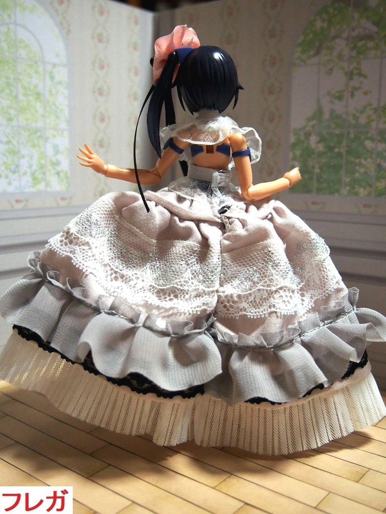 ウェディングドレス 薄桃⑲ 巨乳対応 布服 メガミデバイス フレームアームズ ガール FA:G 武装神姫 30ms ジューンブライド 花嫁