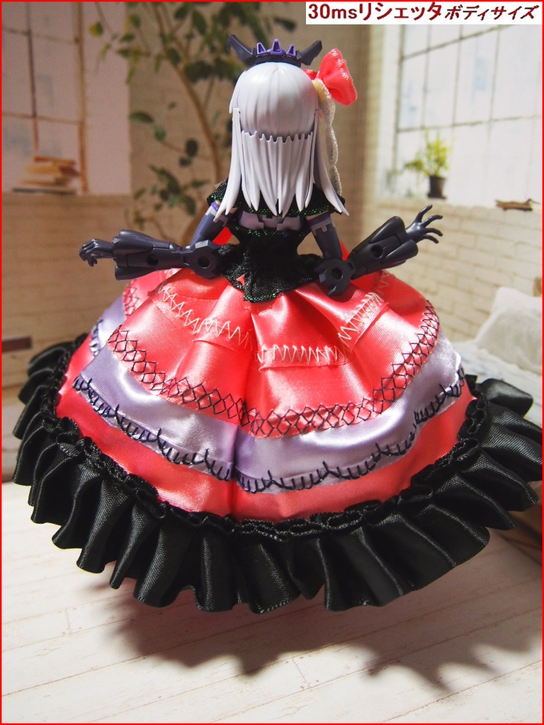 ドレス (80) 布服 メガミデバイス フレームアームズ ガール FA:G 30ms 武装神姫 素材ちゃん 1/12