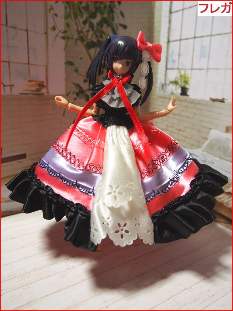 ドレス (80) 布服 メガミデバイス フレームアームズ ガール FA:G 30ms 武装神姫 素材ちゃん 1/12