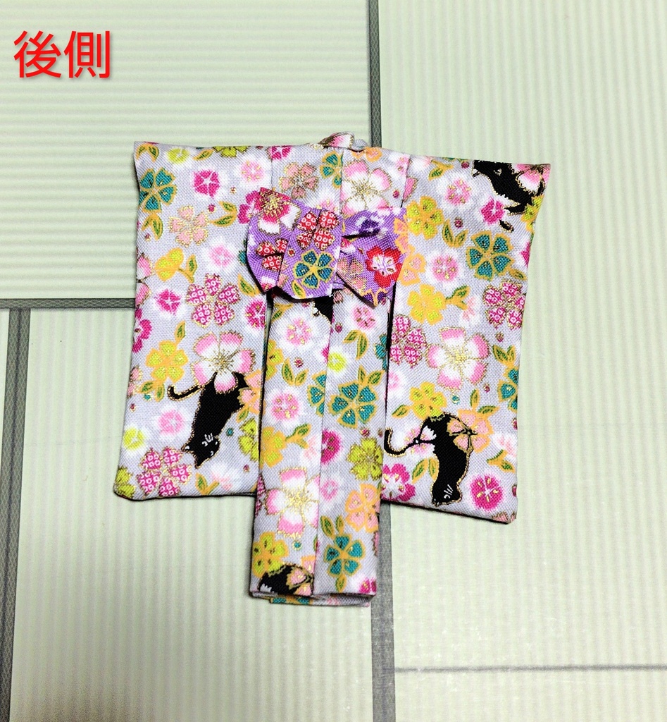 振袖着物 猫柄グレー 布服 メガミデバイス フレームアームズ ガール FA:G 30ms 武装神姫 ブロッカーズFIORE 浴衣