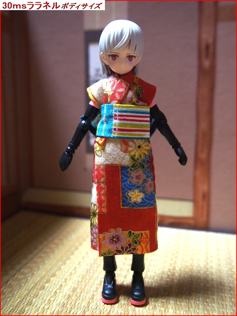 羽織付き簡易着物 布服 chitocerium 30ms 武装神姫 チトセリウム 浴衣