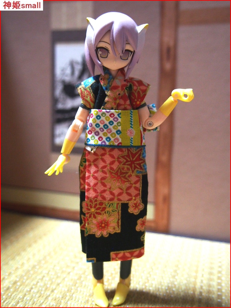 羽織付き簡易着物 布服 chitocerium 30ms 武装神姫 チトセリウム 浴衣