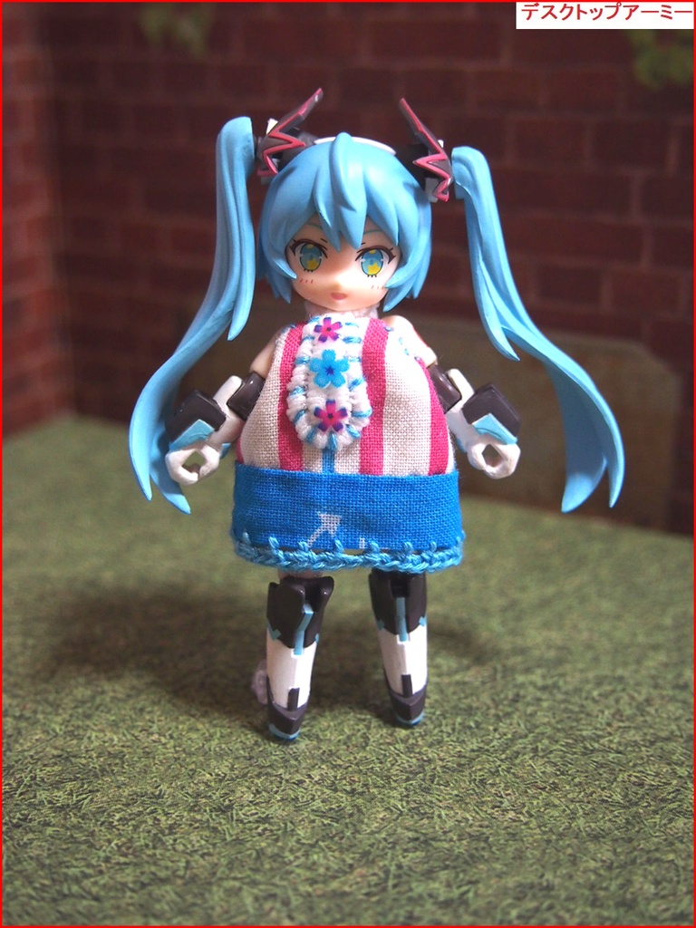 ワンピース デスクトップ アーミー DESKTOP ARMY DTA ガシャポンクエスト 武装神姫 布服 普段着 トップス