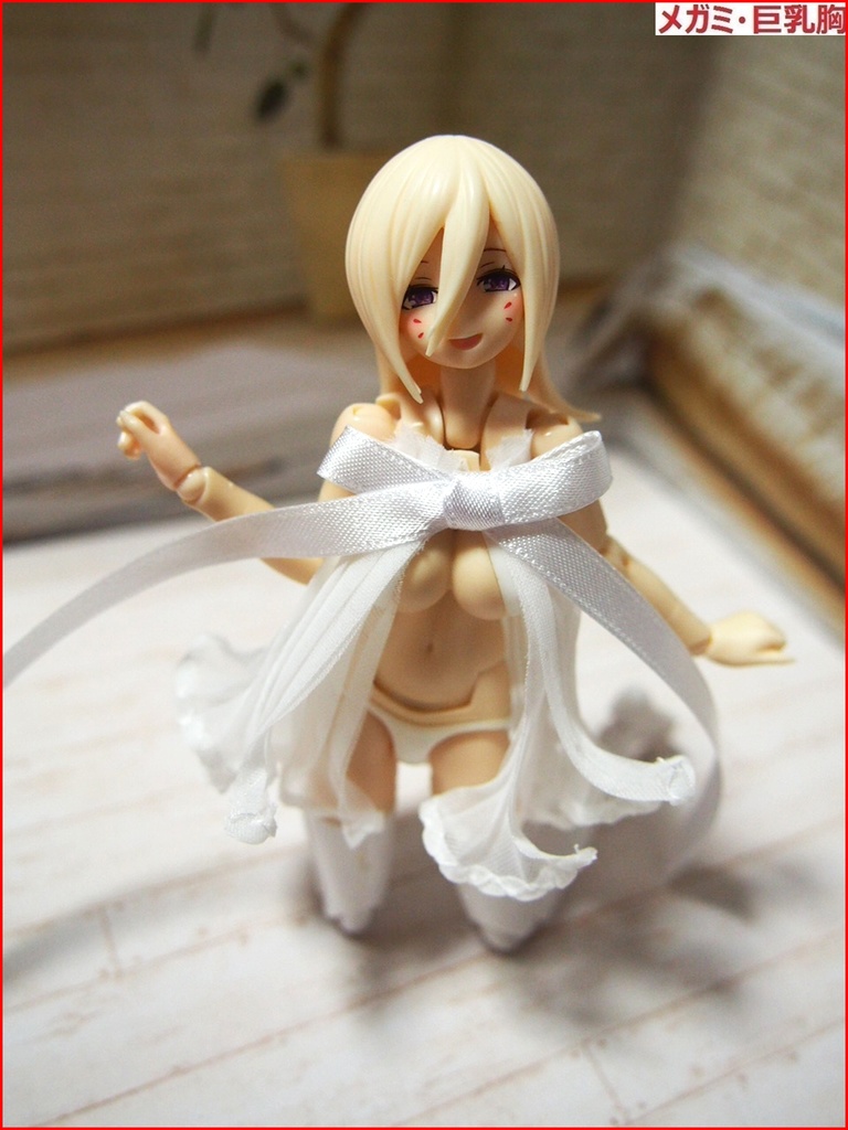 ベビードール 白 布服 メガミデバイス フレームアームズ ガール FA:G 30ms 武装神姫 素材ちゃん 1/12 下着 ドレス