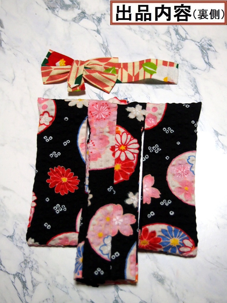 振袖着物 黒 布服 メガミデバイス フレームアームズ ガール FA:G 30ms 武装神姫 ブロッカーズFIORE 浴衣