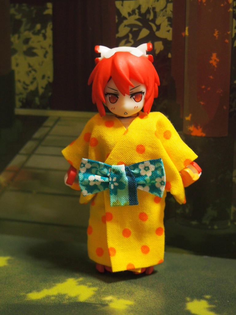 和風ドレスSサイズ デスクトップ アーミー DESKTOP ARMY DTA ガシャポンクエスト 布服 浴衣 着物