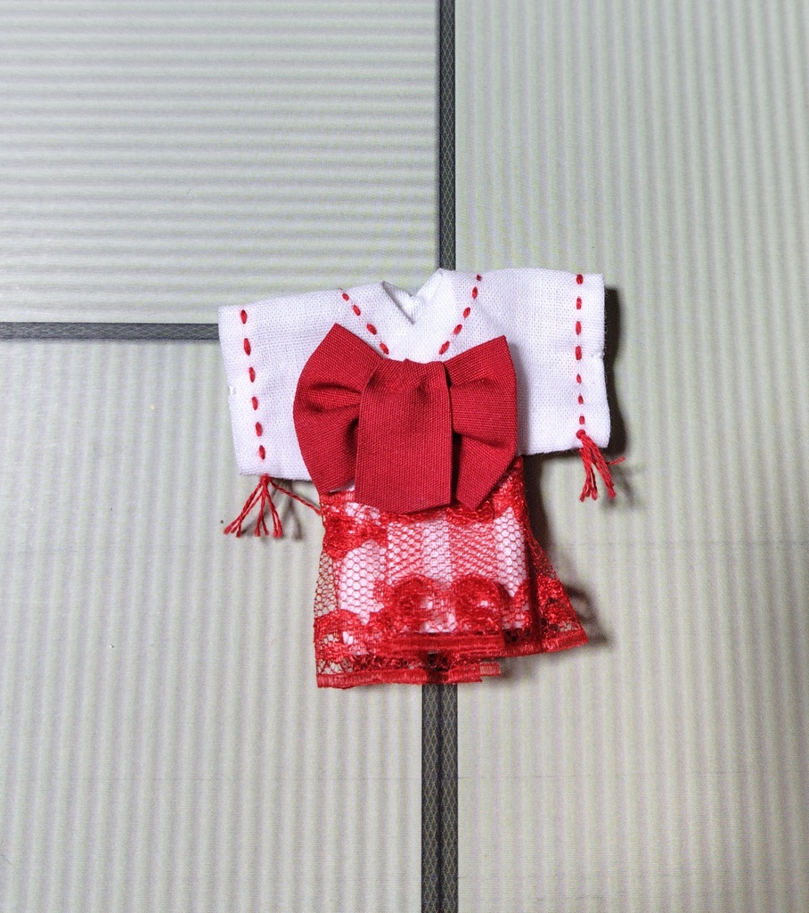 和風ドレスSサイズ 巫女風 デスクトップ アーミー DESKTOP ARMY DTA ガシャポンクエスト 布服 浴衣 着物