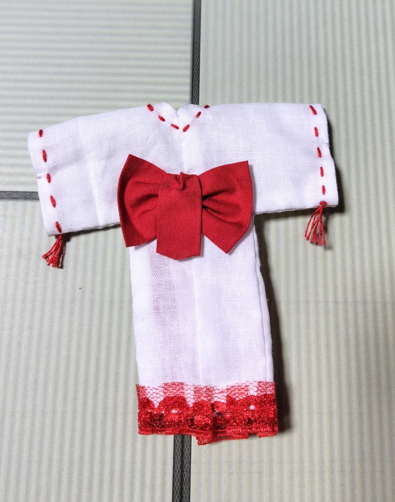 和風ドレスLサイズ 巫女風 メガミデバイス フレームアームズ ガール FA:G 武装神姫 布服 浴衣 着物