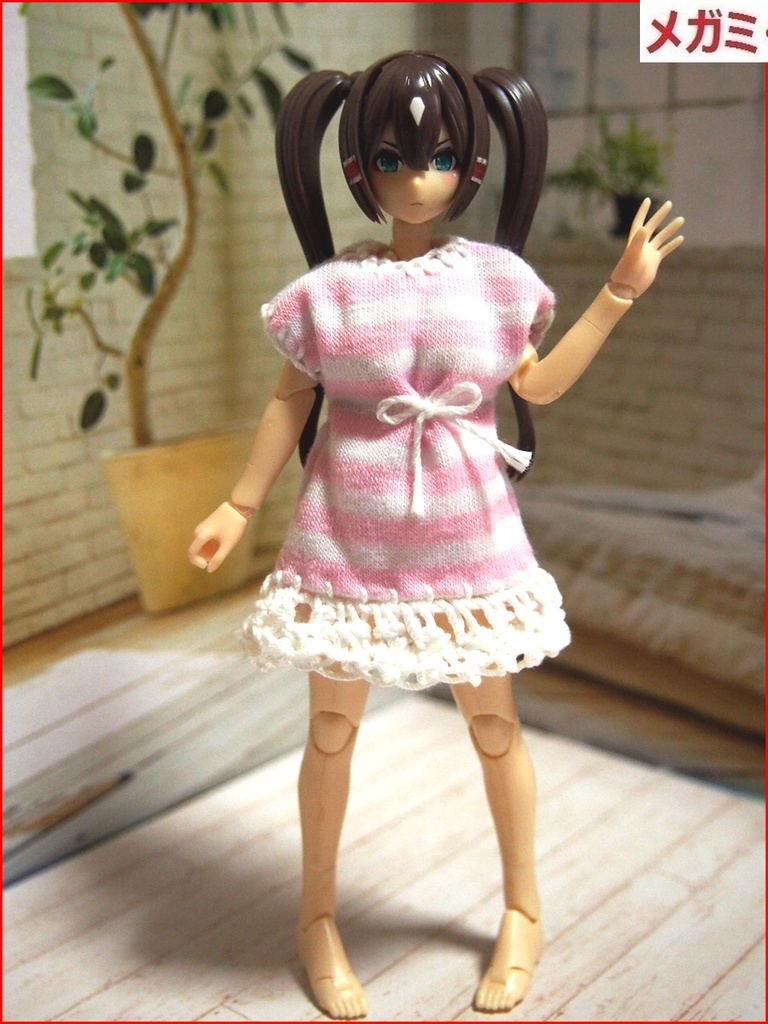 ワンピース 布服 メガミデバイス フレームアームズ ガール FA:G 30ms 武装神姫 素材ちゃん