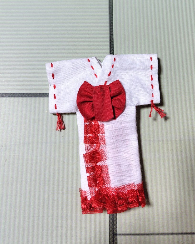 和風ドレスMサイズ 巫女風 武装神姫small 30MS ララネル メガミデバイス ぷにモフ 布服 浴衣 着物