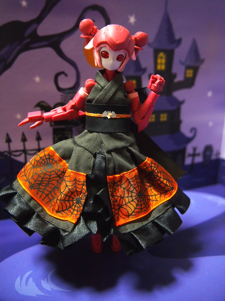 着物ドレス メガミデバイス フレームアームズ ガール FA:G 武装神姫 布服 浴衣 着物