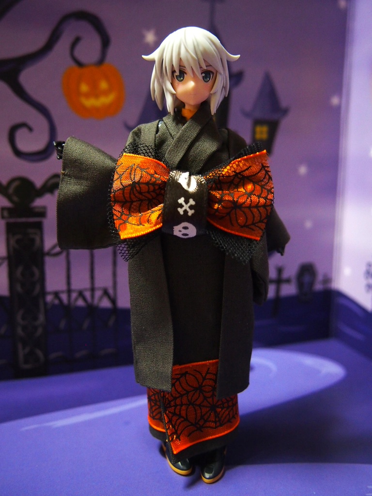 簡易着物セット ハロウィン メガミデバイス フレームアームズ ガール FA:G 武装神姫 布服 浴衣 着物