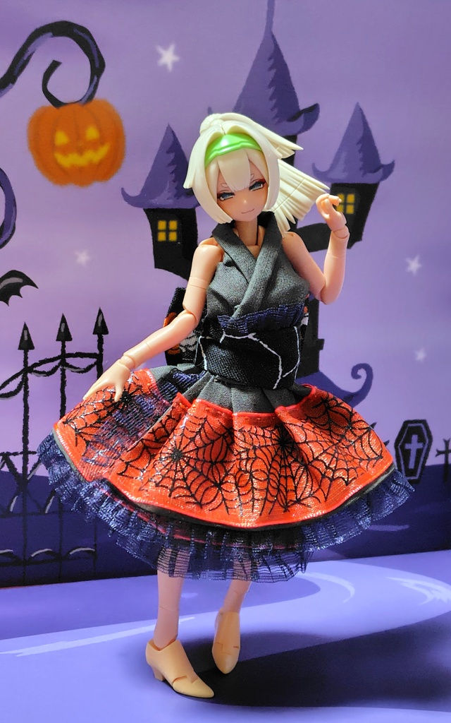 着物ドレス メガミデバイス フレームアームズ ガール FA:G 武装神姫 布服  浴衣 着物
