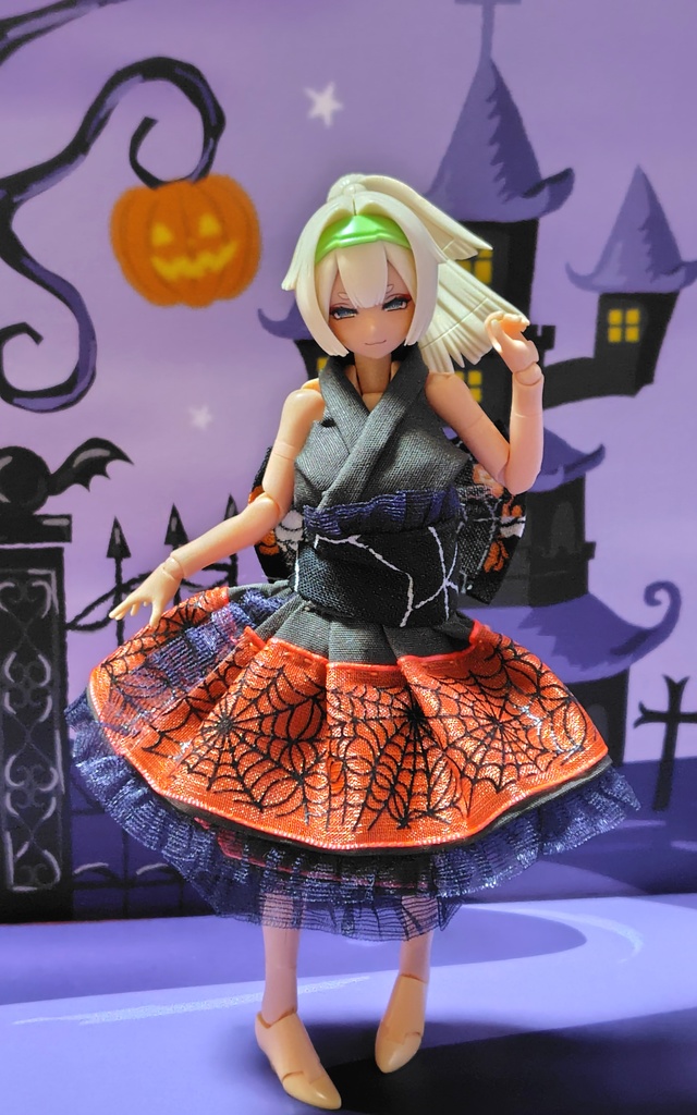 着物ドレス メガミデバイス フレームアームズ ガール FA:G 武装神姫 布服 浴衣 着物