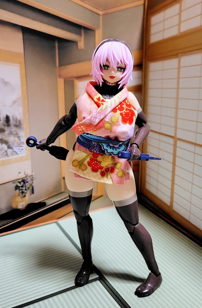 くノ一着物 布服 輝鎚用 フレームアームズ ガール FA:G