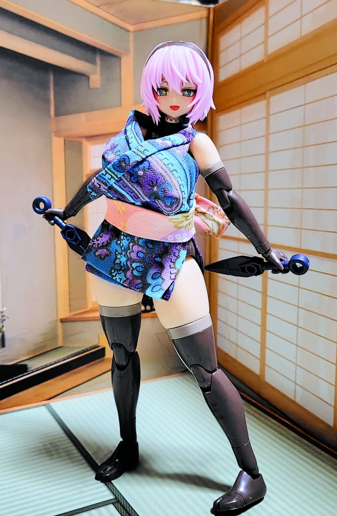 くノ一着物 布服 輝鎚用 フレームアームズ ガール FA:G