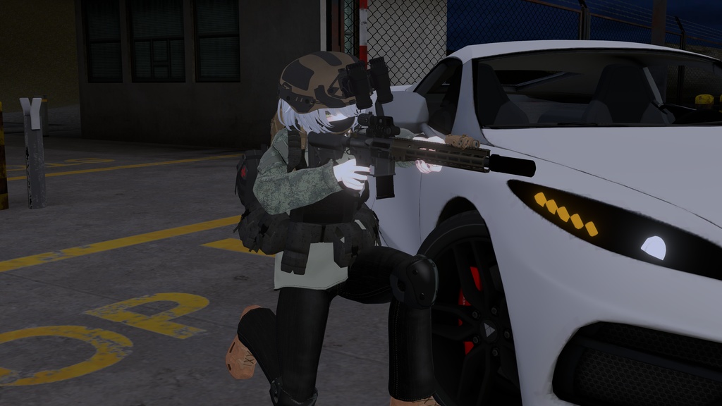 【ウルフェリア対応】ハーフマスク Halfmask