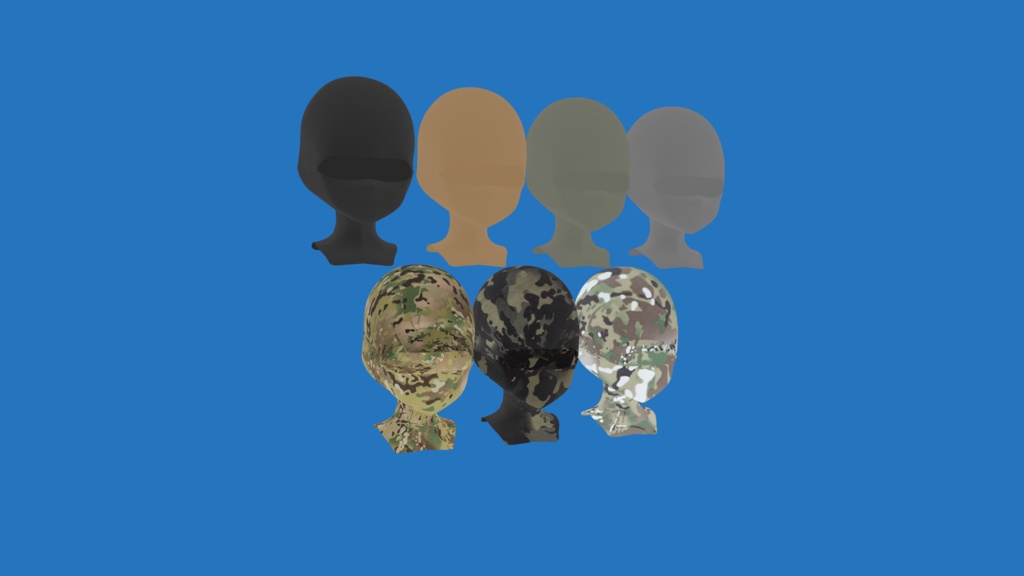 【桔梗向け】バラクラバ -Balaclava-【目出し帽】