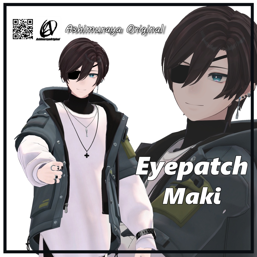 【10アバター対応】眼帯 -Eyepatch-