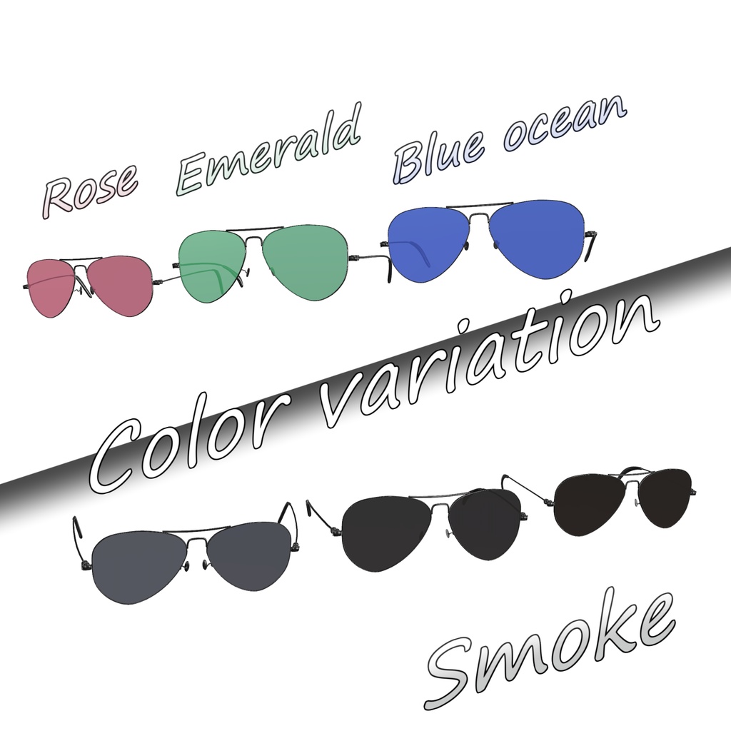 【15アバター対応】Aviatorサングラス【一部MA対応】