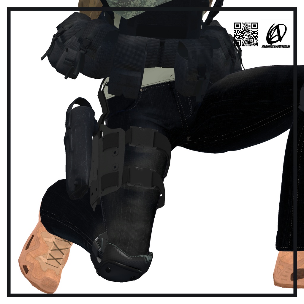 【9アバター対応】ホルスター用レッグリグ v1.5.1