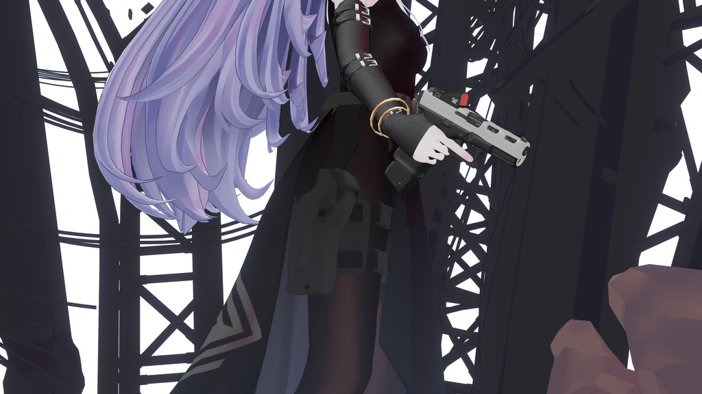 【Glock17&19向け】ホルスター レッドドットサイト&ライト対応【 #脚村屋】