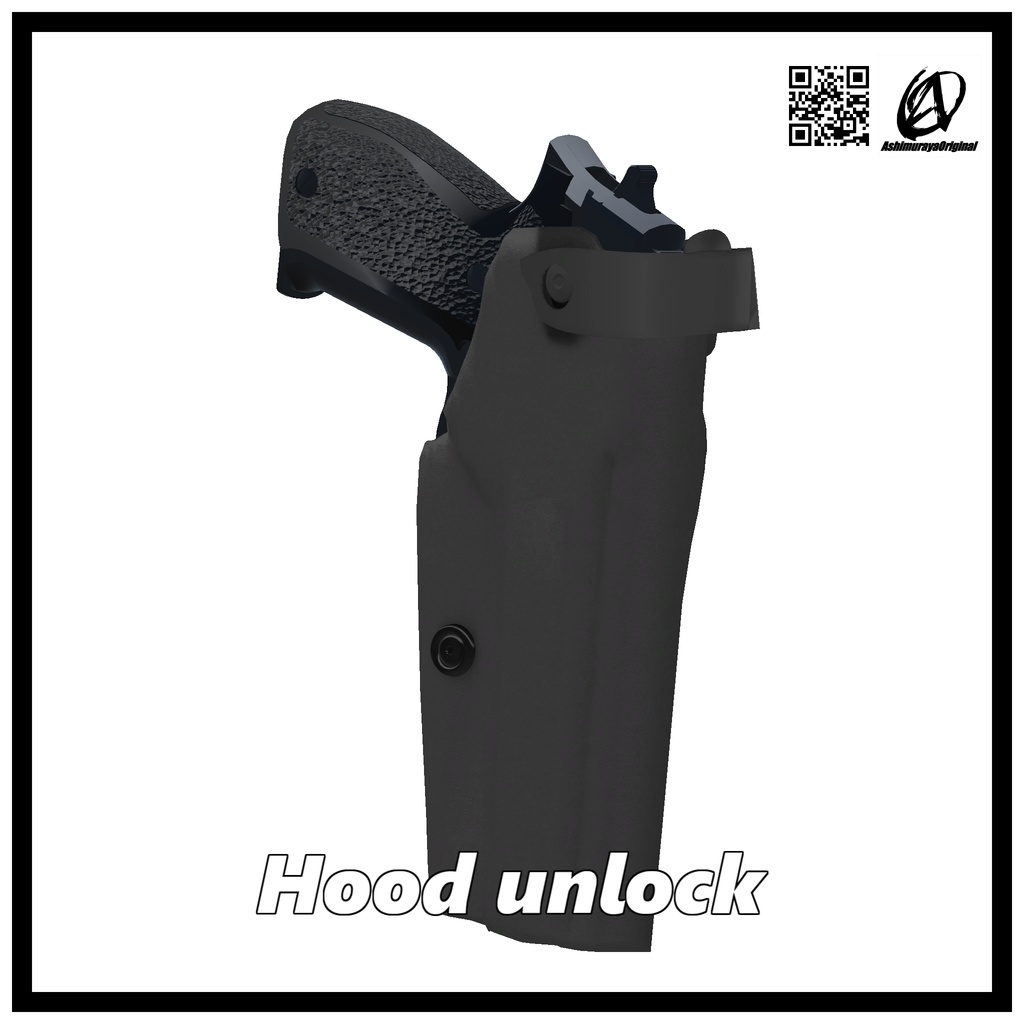 【 #脚村屋】フードロック式ホルスター3【SIG P226R向け】ver1.0.0